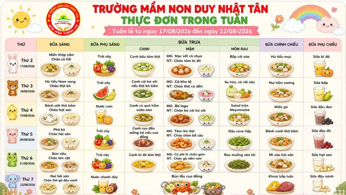 TRƯỜNG MẦM NON DUY NHẬT TÂN