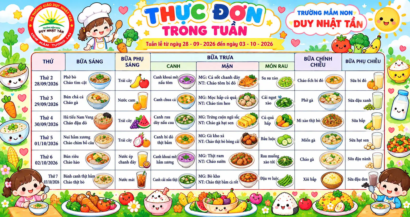 TRƯỜNG MẦM NON DUY NHẬT TÂN