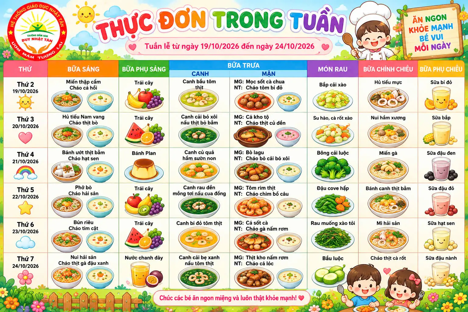 TRƯỜNG MẦM NON DUY NHẬT TÂN