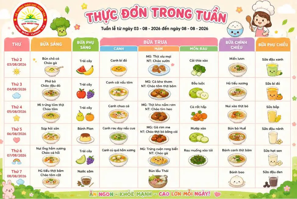 TRƯỜNG MẦM NON DUY NHẬT TÂN